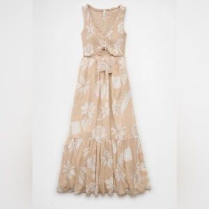 AE V-Neck Cut-Out Maxi Dress